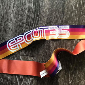 Disney Epcot 35th Anniversary Pin Lanyard